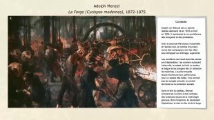 La Forge (Cyclopes modernes), Adolph Menzel – Vidéo d'histoire de l'art